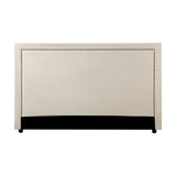 Oikiture Double Size Bed Headboard Bedhead Beige