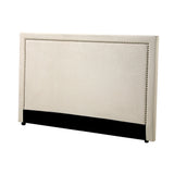 Oikiture Single Bed Headboard Bedhead Beige