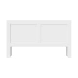 Oikiture Bed Head with Shelves King Size White - Extra Image