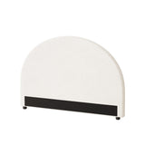 Oikiture Bed Head Double Size Headboard Boucle White
