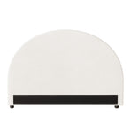 Oikiture Bed Head Double Size Headboard Boucle White