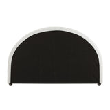 Oikiture Bed Head Double Size Headboard Boucle White