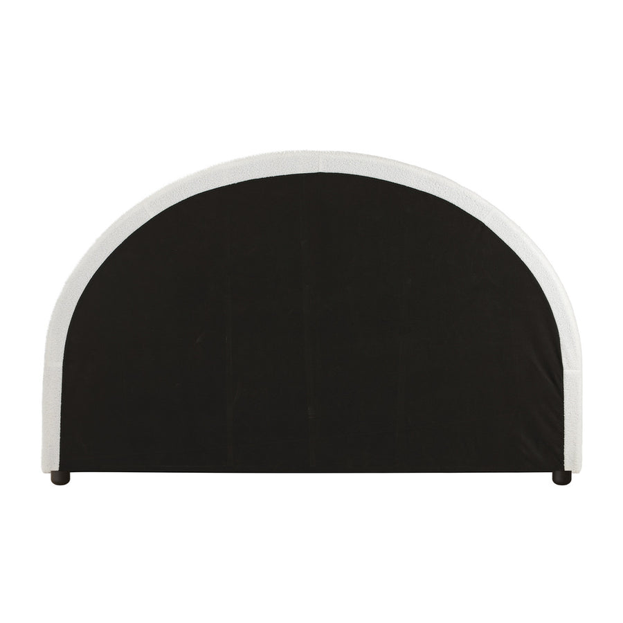 Oikiture Bed Head Double Size Headboard Boucle White