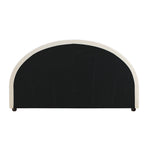 Oikiture Bed Head King Size Headboard Fabric Beige