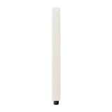 Oikiture Bed Head King Single Headboard Boucle White - Front View