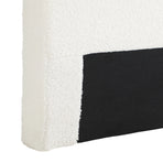 Oikiture Bed Head King Single Headboard Boucle White