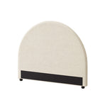 Oikiture Bed Head Single Size Headboard Fabric Beige
