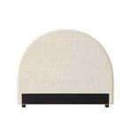 Oikiture Bed Head Single Size Headboard Fabric Beige