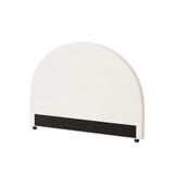 Oikiture Bed Head Single Size Headboard Boucle White
