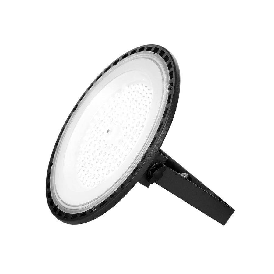 Leier 100W LED high bay light, slim round aluminium industrial lamp, aluminium housing