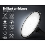 Leier High Bay Light LED 100W Industrial Lamp Workshop Warehouse Factory Lights - Top-Down View