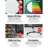 Leier High Bay Light LED 100W Industrial Lamp Workshop Warehouse Factory Lights - 45-Degree Angle