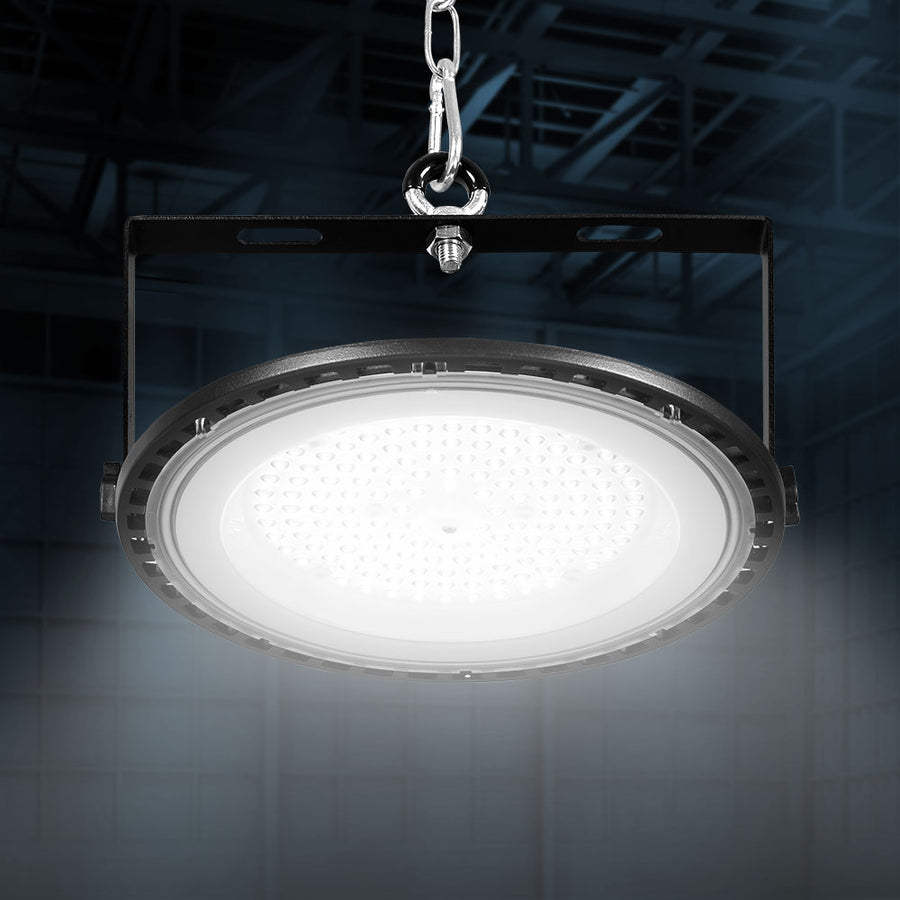 Leier 100W LED high bay light, slim round aluminium industrial lamp, image 7