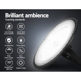 Leier High Bay Light LED 200W Industrial Lamp Workshop Warehouse Factory Lights - Top-Down View