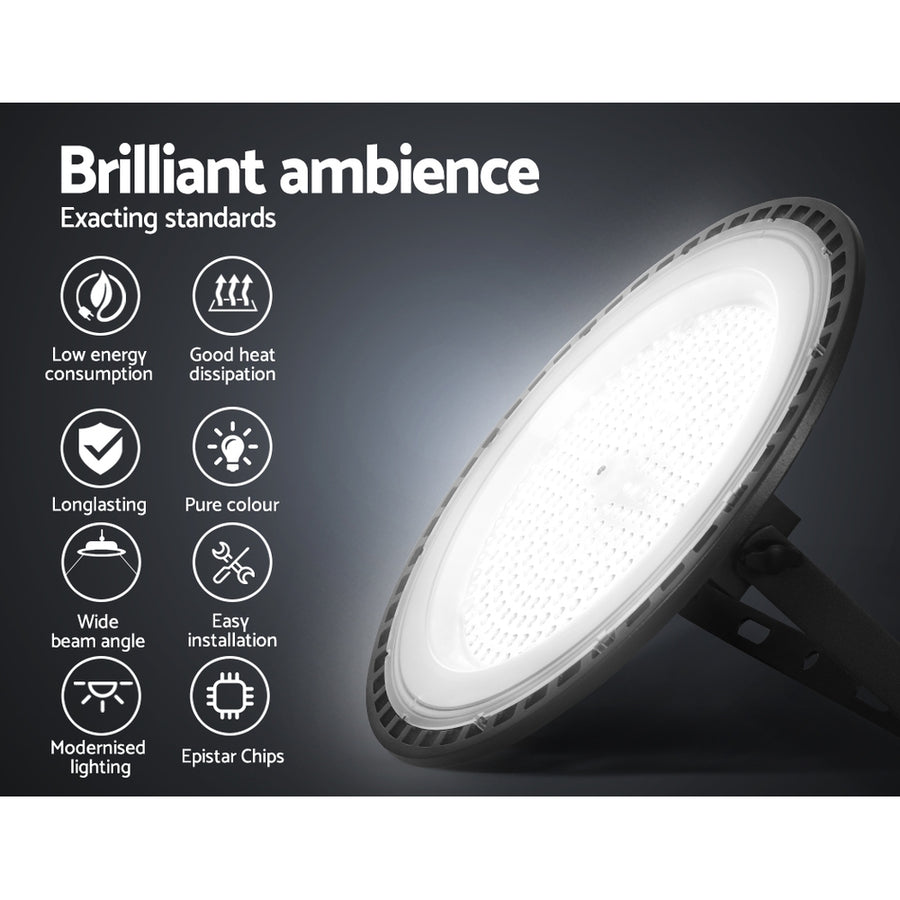 Leier High Bay Light LED 200W Industrial Lamp Workshop Warehouse Factory Lights, image 4