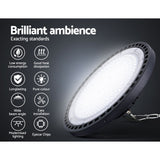 Leier LED High Bay Lights 150W UFO Industrial Workshop Warehouse Factory Lamp - Top-Down View