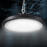 Leier LED High Bay Lights 150W UFO Industrial Workshop Warehouse Factory Lamp - Close-Up Angle