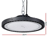 Leier LED High Bay Lights 200W UFO Industrial Workshop Warehouse Factory Lamp - Front View