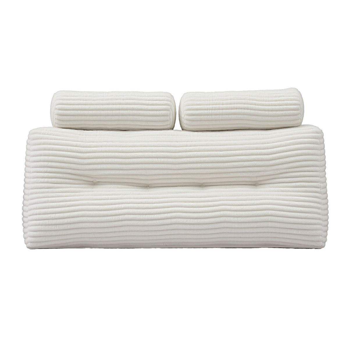Giselle wedge pillow headboard with non-flattening shredded foam core, perfect for dorm reading or sofa lap desk, 330g corduroy cover, side pockets, Double