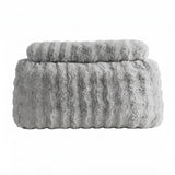 Giselle Wedge Pillow Headboard, Easy Wash Zipper Cover & Anti-Flat Foam, Couch Lumbar Support for Dorm Readers, 340g Faux Rabbit Fur with Dual Pockets, King Single - Extra Image