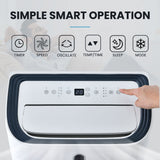 CARSON 4.7kW Portable Air Conditioner and Heater, with Dehumidifier Mode & Fan Cooler - Side View