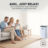 CARSON 4.7kW Portable Air Conditioner and Heater, with Dehumidifier Mode & Fan Cooler - 45-Degree Angle