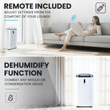 CARSON 4.7kW Portable Air Conditioner and Heater, with Dehumidifier Mode & Fan Cooler - Extra Image