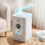Devanti Ultrasonic Humidifier Air Purifier Top Fill Auto Humidity 3.5L White - Top-Down View