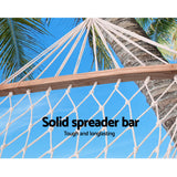 Gardeon Hammock Bed Outdoor Chair Camping Hammocks Hanging Mesh - 45-Degree Angle