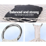 Gardeon Hammock Bed Outdoor Chair Camping Hammocks Hanging Mesh - Rear View