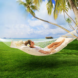Gardeon Hammock Bed Outdoor Chair Camping Hammocks Hanging Mesh - Close-Up Angle