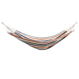 Gardeon Hammock Bed Outdoor Camping Hammocks Beige Grey - Side View