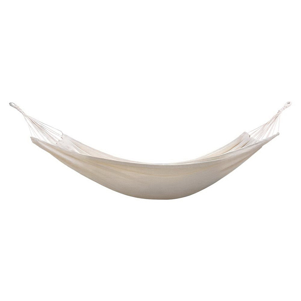 Gardeon Portable Double Hammock with Travel Bag - Cream Outdoor Relaxation Chair