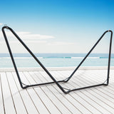 Gardeon Hammock Bed Stand Steel Frame Outdoor Garden - Close-Up Angle