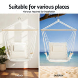 Gardeon Hammock Chair with Heavy Duty Steel Stand - Top-Down View