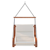Gardeon Hammock Chair Wooden Hanging Indoor Outdoor Lounge Patio - Top-Down View