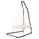 Gardeon Hammock Hanging Chair with Steel Stand - Side View