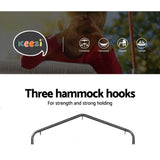 Gardeon Hammock Chair with Stand Nest Web Outdoor Swing 100cm - Top-Down View