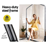 Gardeon Hammock Chair with Stand Nest Web Outdoor Swing 100cm - 45-Degree Angle