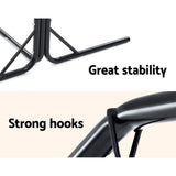 Gardeon Hammock Chair with Stand Nest Web Outdoor Swing 100cm - Close-Up Angle