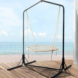 Gardeon Hammock Chair with Stand Nest Web Outdoor Swing 100cm - Low Angle