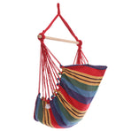 Gardeon Hammock Chair Outdoor Camping Hanging Hammocks Cushion Pillow Rainbow, image 3
