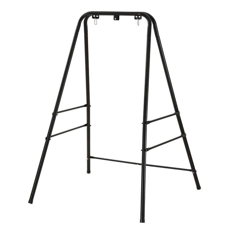 Gardeon Hammock Stand 135cm x180cm Steel Frame for Hanging Chairs Black