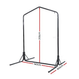 Gardeon Hammock Chair Steel Stand 2 Person Double Outdoor Heavy Duty 200KG - Front View