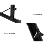 Gardeon Hammock Chair Steel Stand Outdoor Furniture Heavy Duty Black - Close-Up Angle
