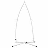 Gardeon Hammock Stand 150kg Capacity White Steel Frame for Hanging Chairs - Side View