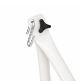 Gardeon Hammock Stand 150kg Capacity White Steel Frame for Hanging Chairs - Low Angle