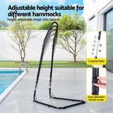 Gardeon Hammock Hanging Chair with Steel Stand - Rear View