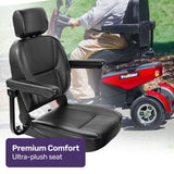 Equipmed ProRider Ultra Large-sized, High Power, Strong Climber, Varied Terrain, 200kg Capacity Mobility Scooter - Red - Extra Image