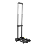 Giantz Folding Trolley Portable Hand Truck Lightweight Travel Luggage Black - Side View